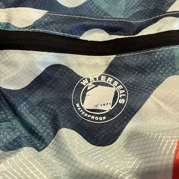 WaterSeals Edge Backpack with Secura Lock Technology River Blue Red Teal - Picture 5 of 14